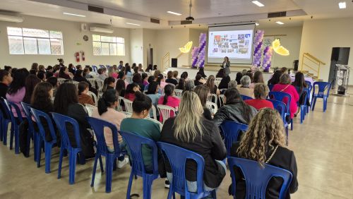 Nova Aurora promove abertura da 33ª Semana da Justiça pela Paz em Casa em alusão ao Agosto Lilás