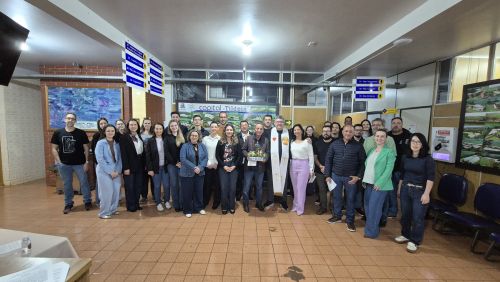 Paço Municipal recebe visita de São Roque em momento de fé, oração e gratidão
